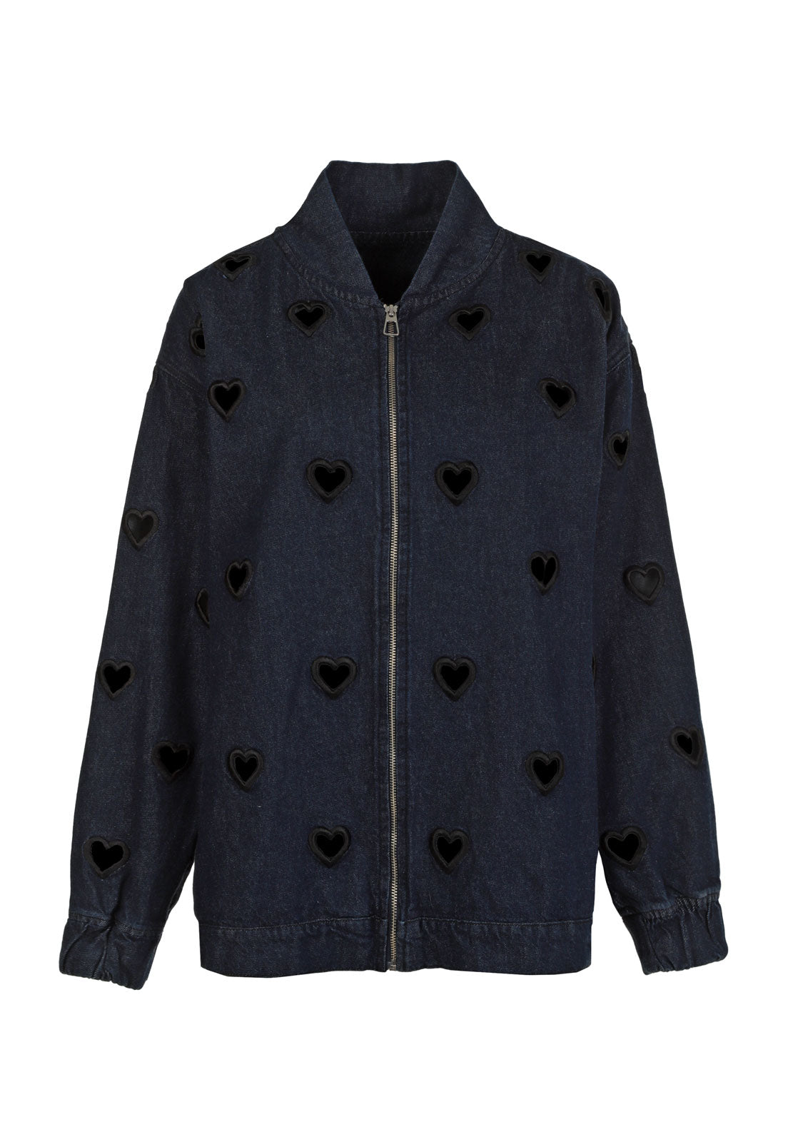Bomber Hearts Jacket Blue