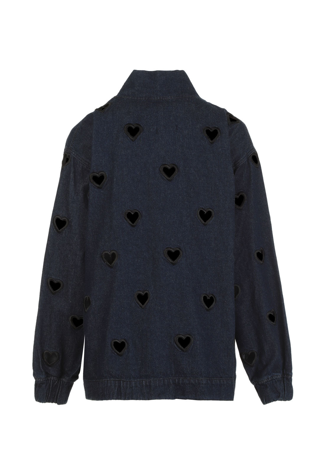 Bomber Hearts Jacket Blue