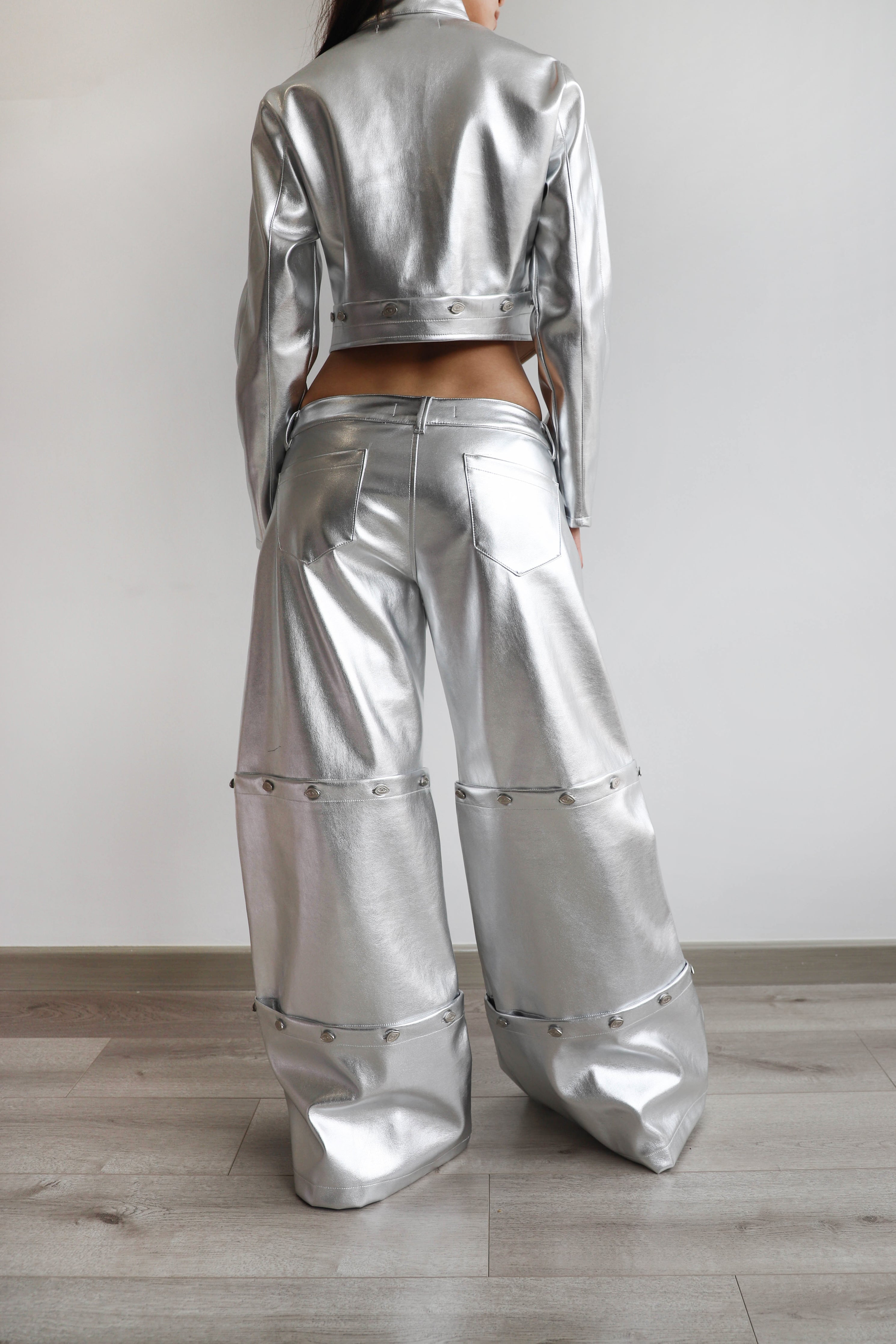 Game Over Pants - Silver