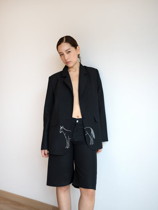Honey Bermudas Black