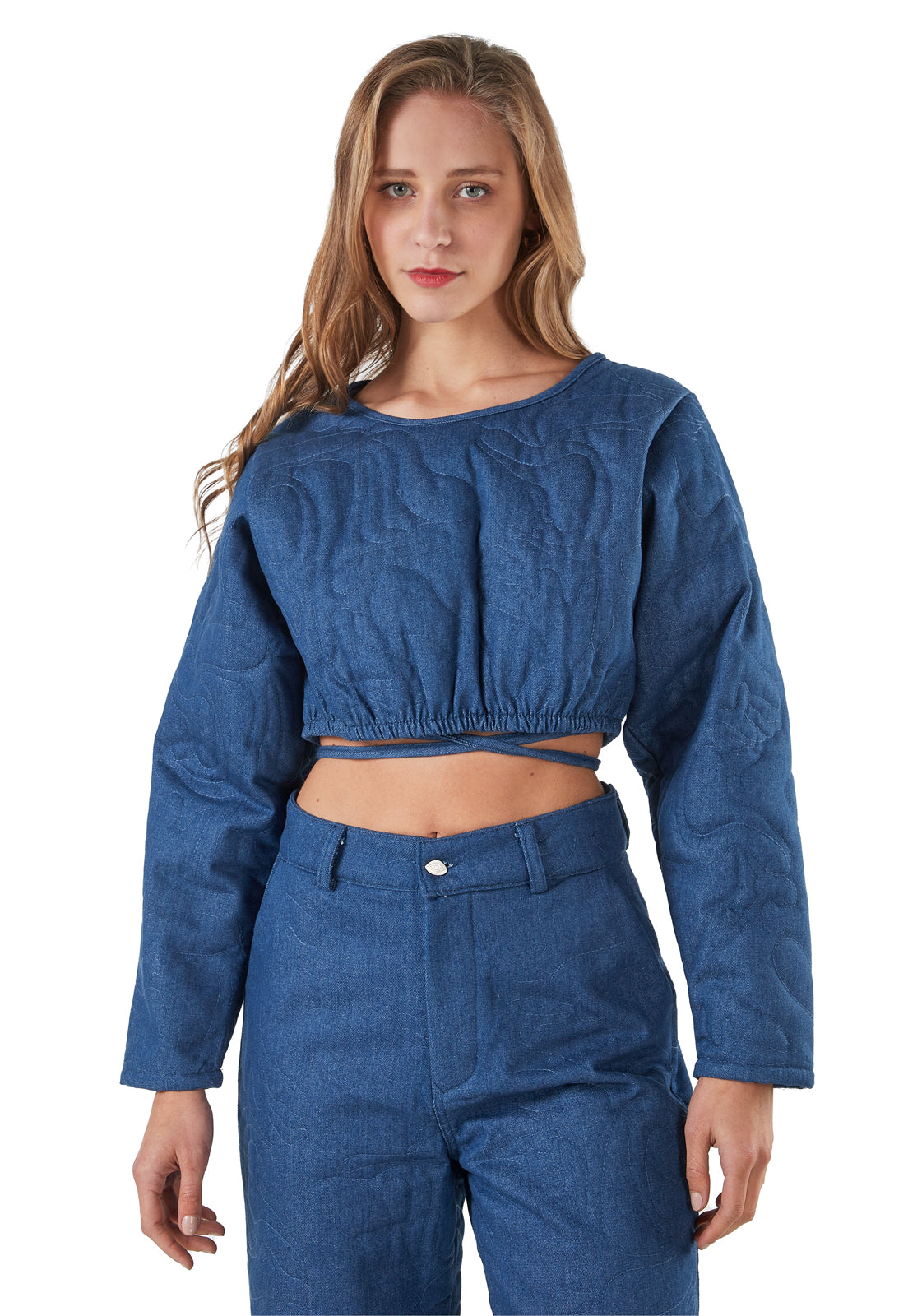 Claude Puffy Shirt Blue