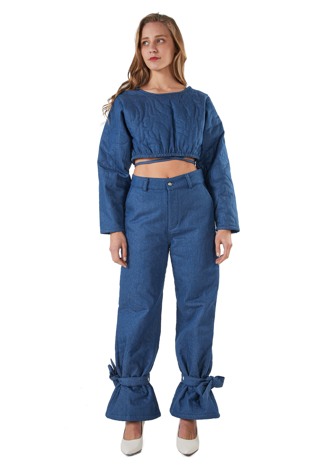 Claude Puffy Shirt Blue