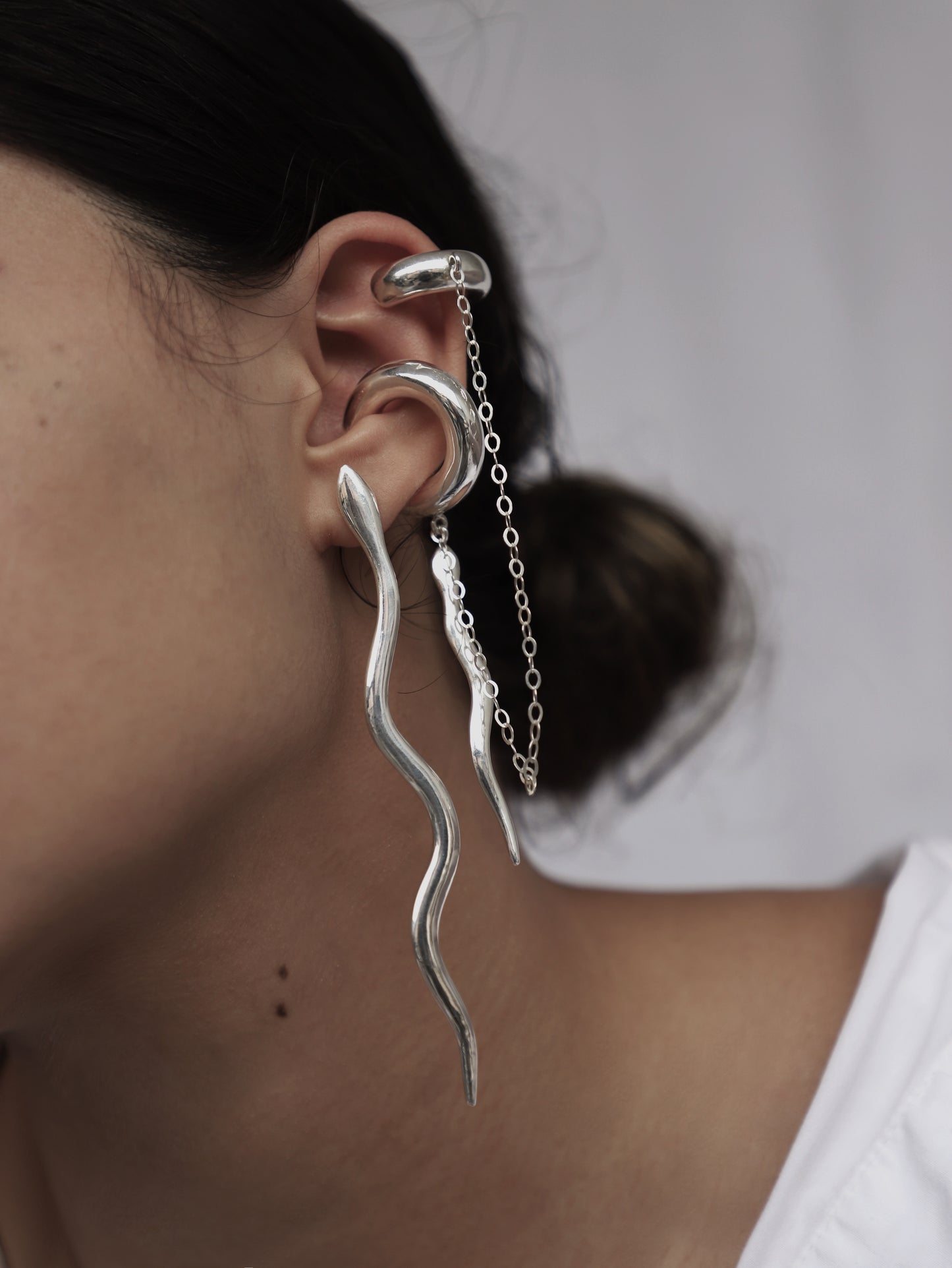 Naga Double Earcuff