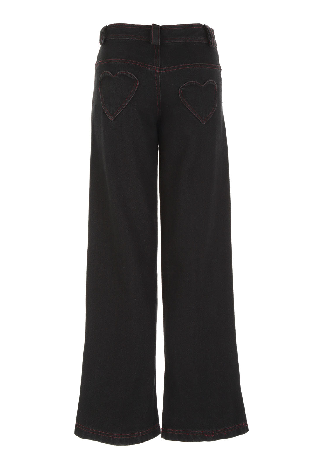 Heart Pants Black
