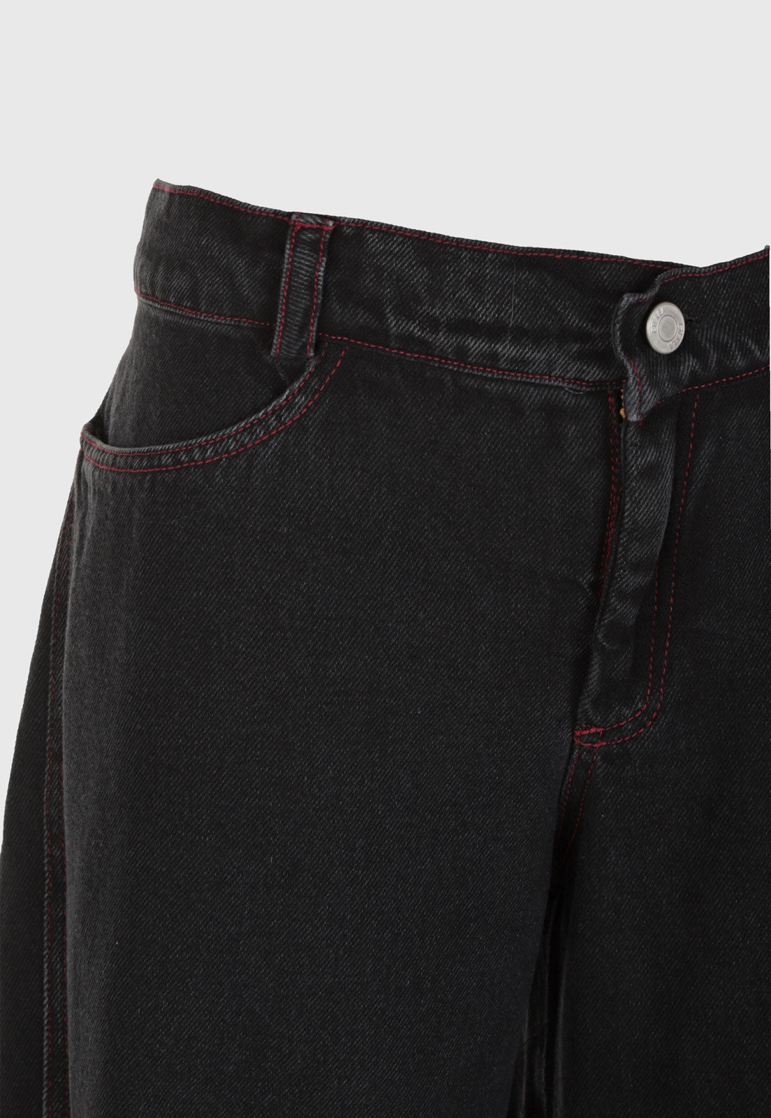 Two Hearts Barrel Pants Black