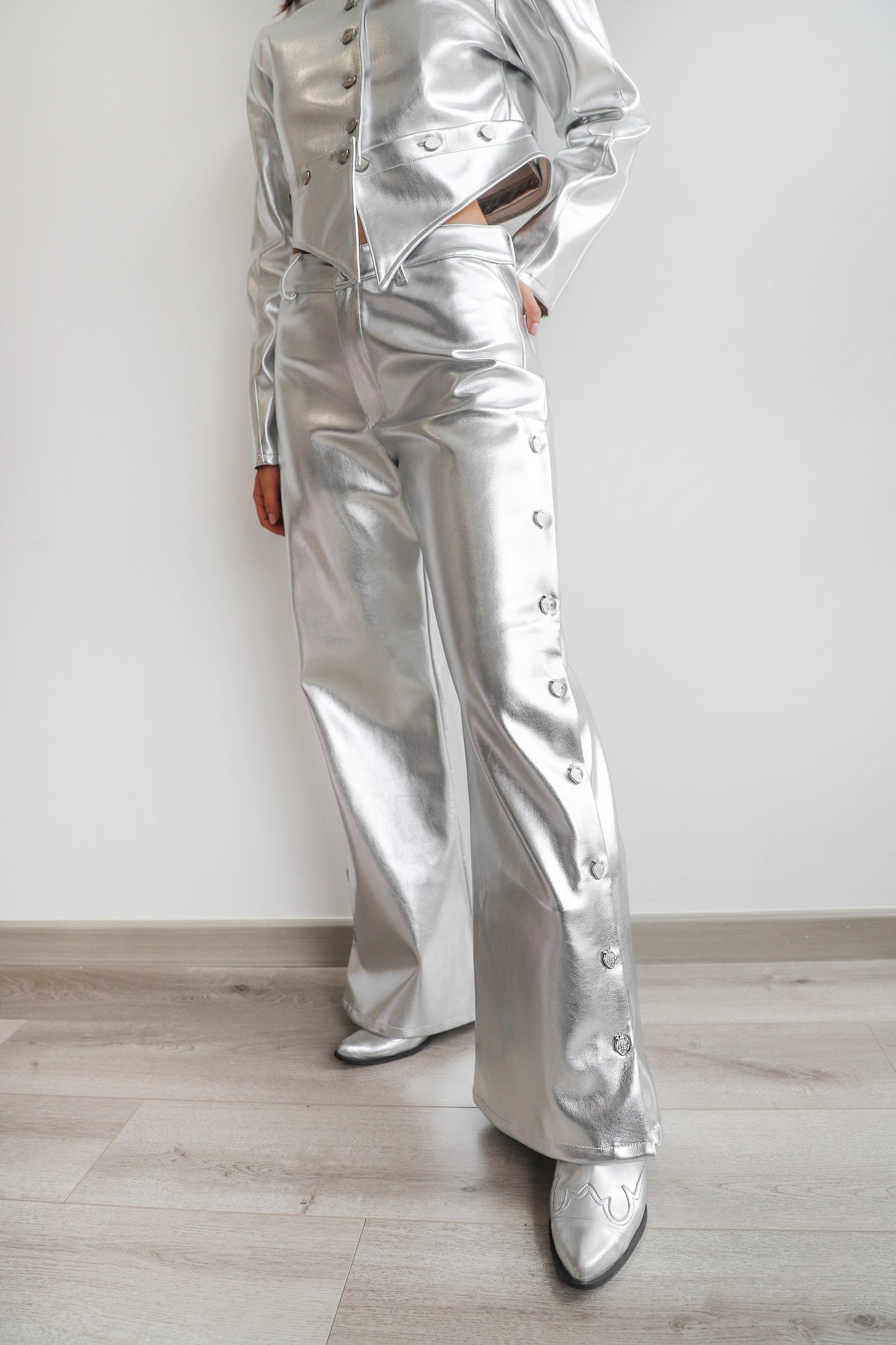 Alma Pants - Silver 