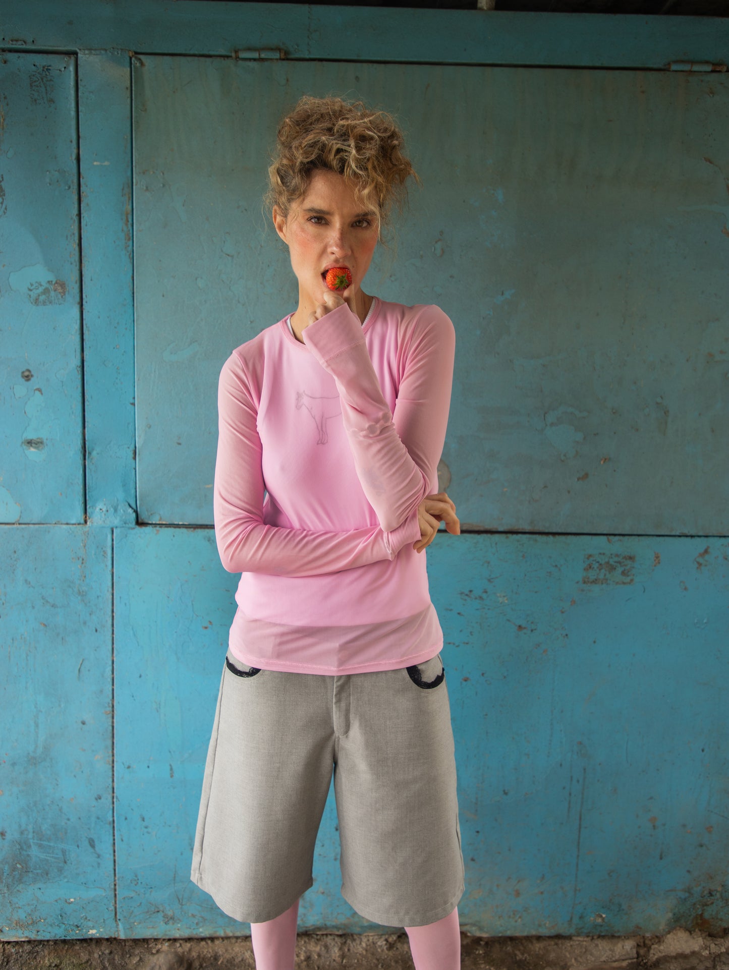 Honey Bermudas Gray