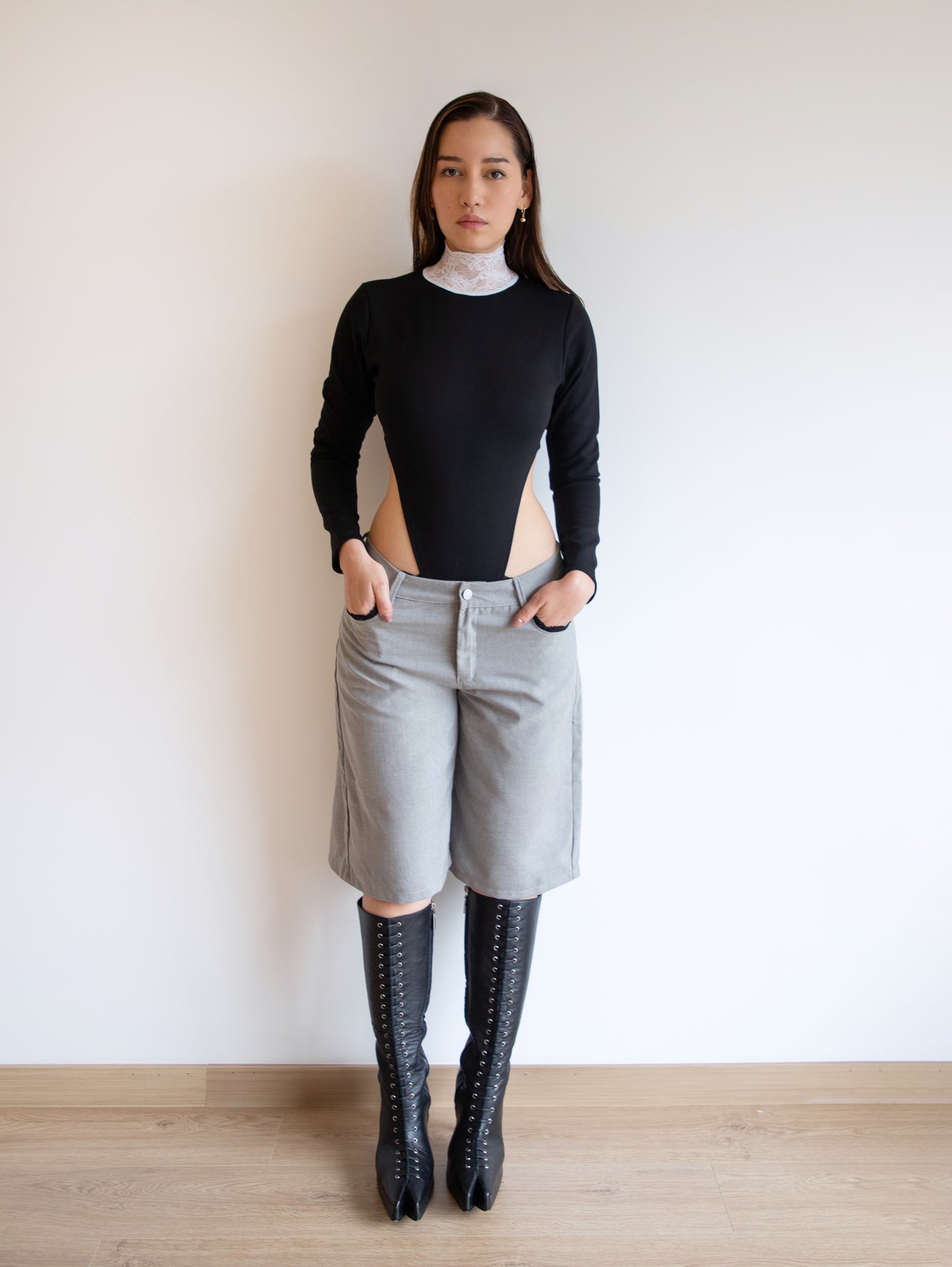Honey Bermudas Gray
