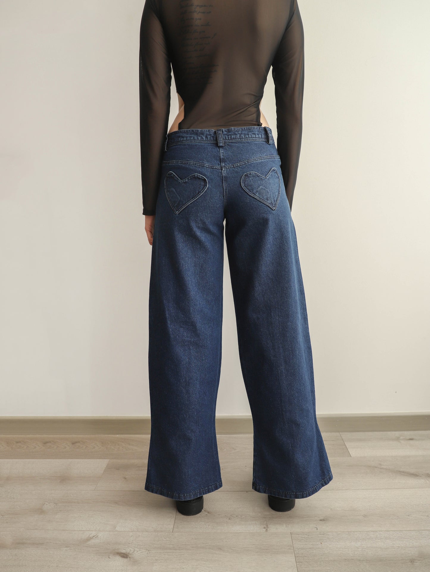 Heart Pants Blue
