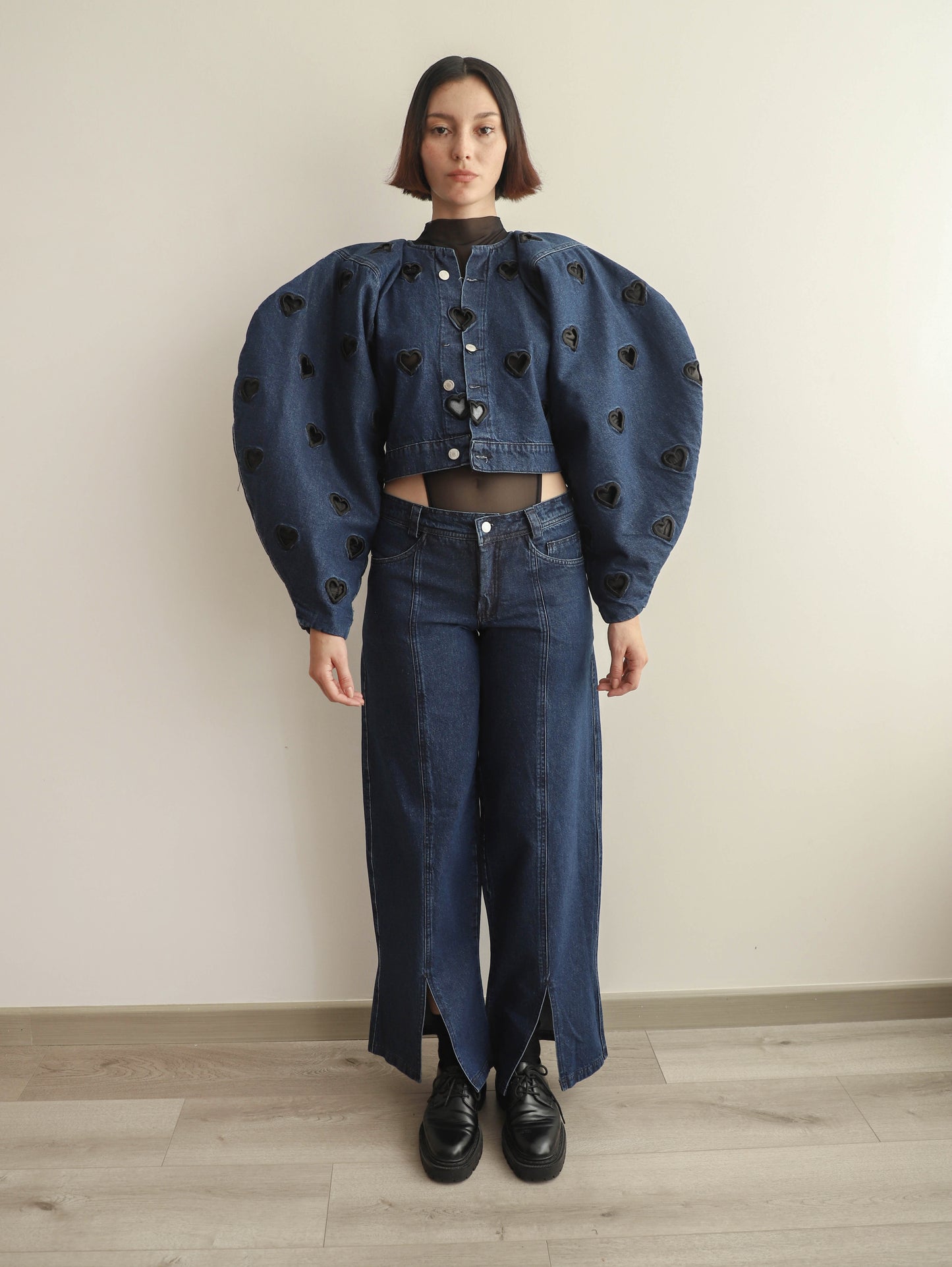 Heart Pants Blue