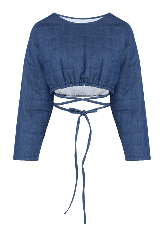 Claude Puffy Shirt Blue