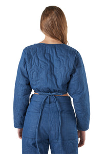 Claude Puffy Shirt Blue